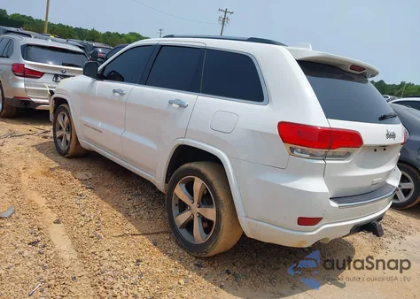 2016 Jeep Grand Cherokee Overland z USA, uszkodzony, nr VIN 1C4RJECGXGC423753